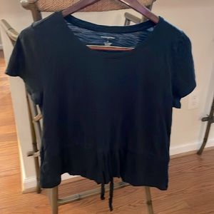 Banana republic tops and cotton one is black one is white $15 for both